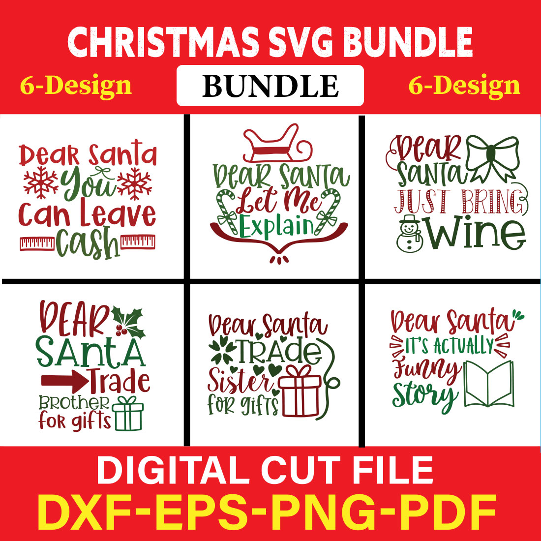 Christmas T-shirt Design Bundle Vol-19 cover image.