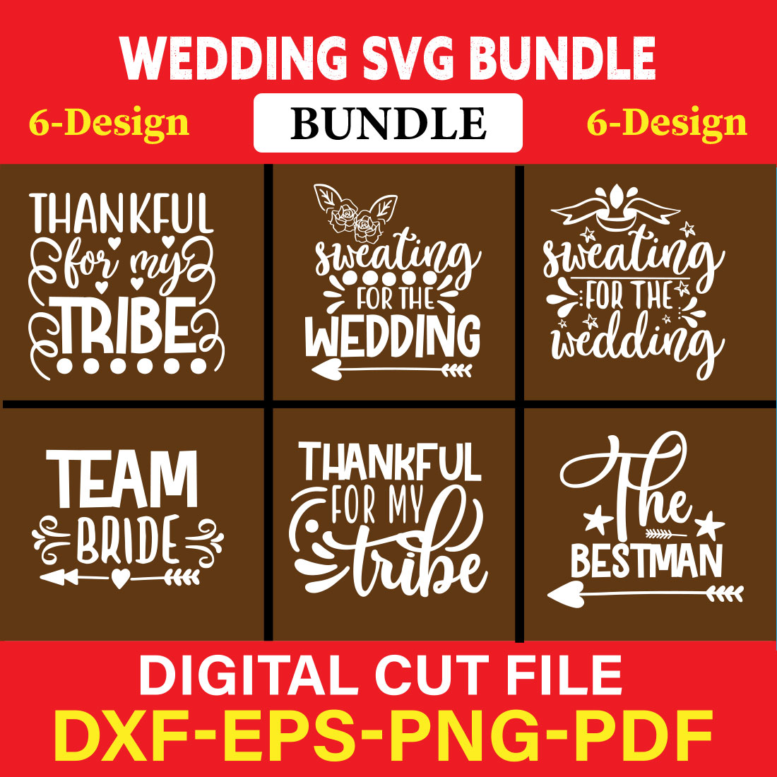 Wedding T-shirt Design Bundle Vol-28 cover image.