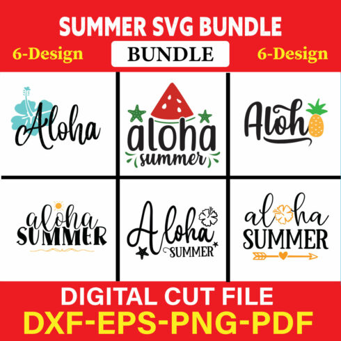 Summer T-shirt Design Bundle Vol-3 cover image.