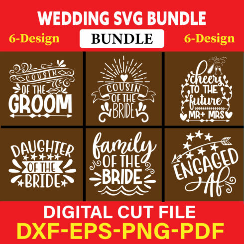 Wedding T-shirt Design Bundle Vol-14 cover image.