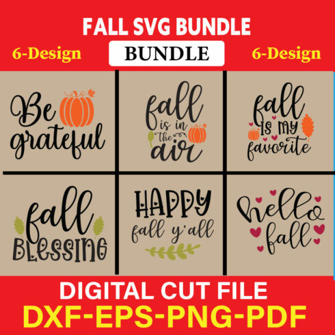Fall SVG, Fall SVG Bundle, Autumn Svg, Thanksgiving Svg, Fall Svg Designs, Fall Sign, Autumn Bundle Svg, Vol-10 cover image.