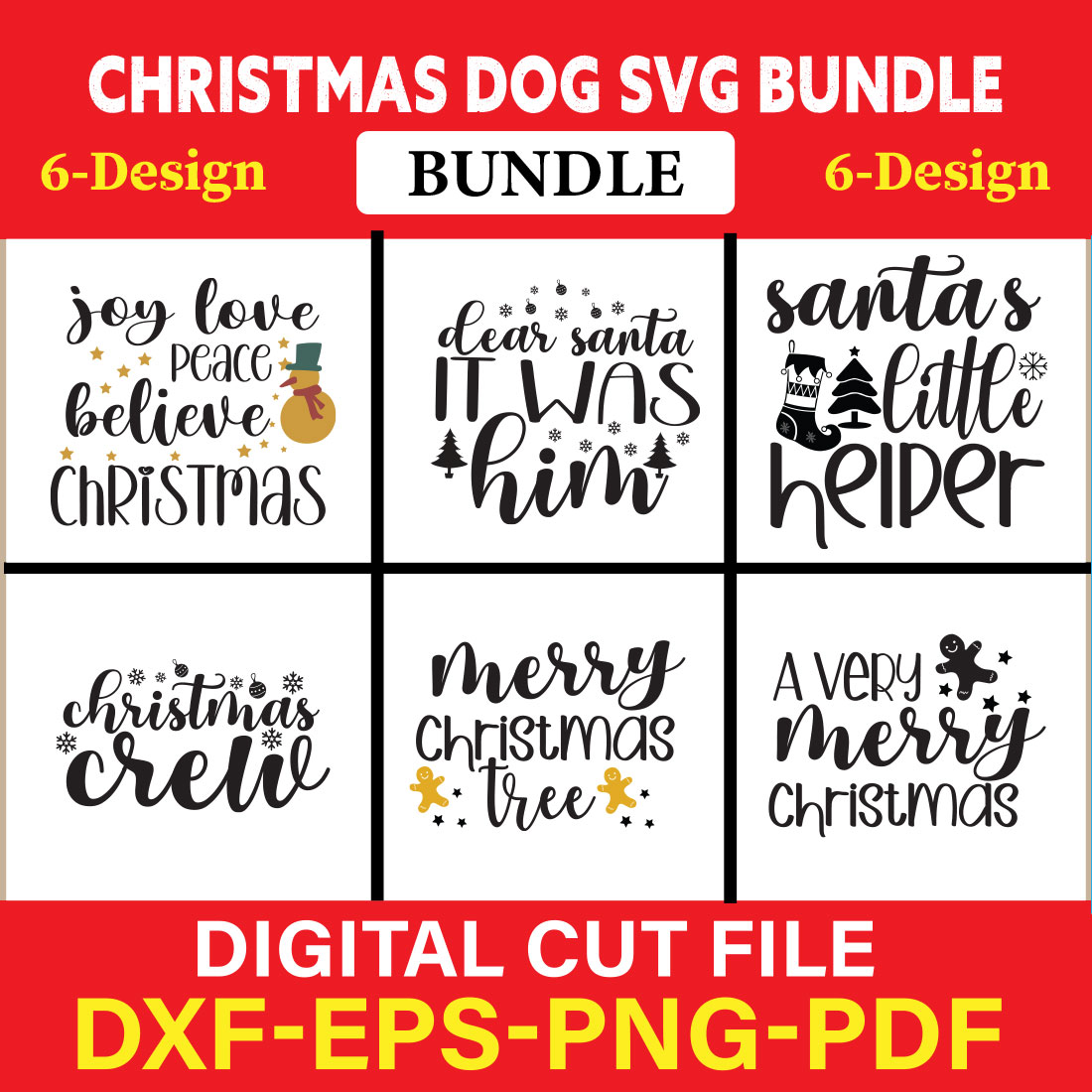 Christmas SVG Bundle / Funny Christmas SVG / Cut File vol-19 cover image.