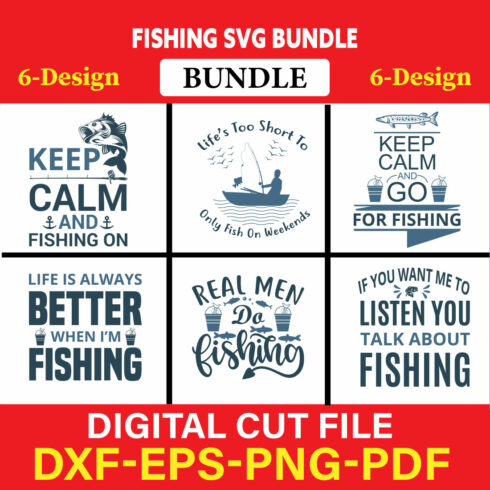 Fishing T-shirt Design Bundle Vol-4 cover image.