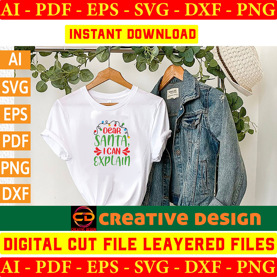 Christmas SVG Design Bundle Vol-41 preview image.