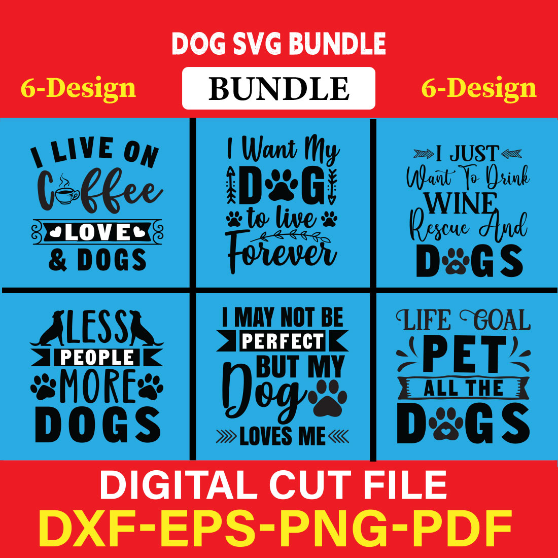 Dog T-shirt Design Bundle Vol-14 cover image.