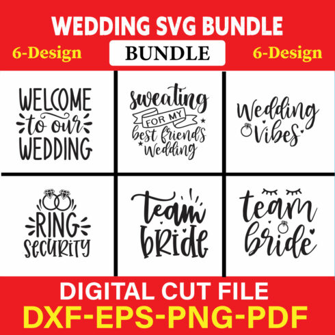 Wedding T-shirt Design Bundle Vol-9 cover image.