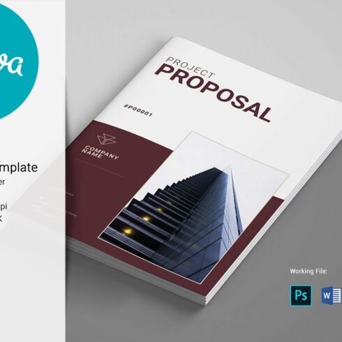 Proposal Brochure Template cover image.