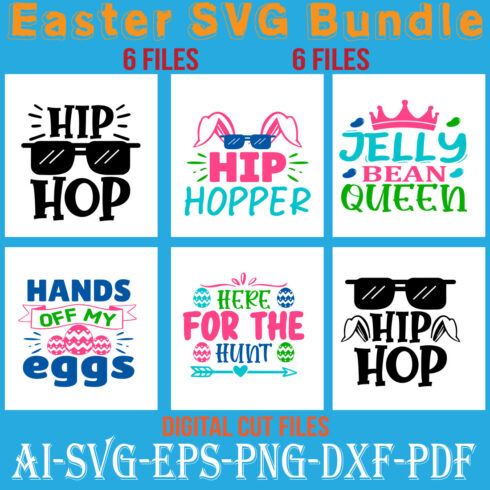 Easter SVG Bundle cover image.