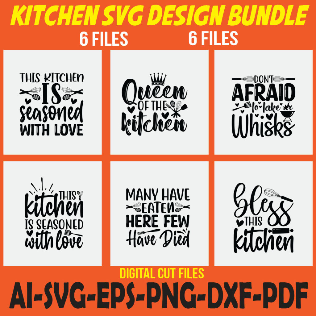 Kitchen Svg Design Bundle - MasterBundles