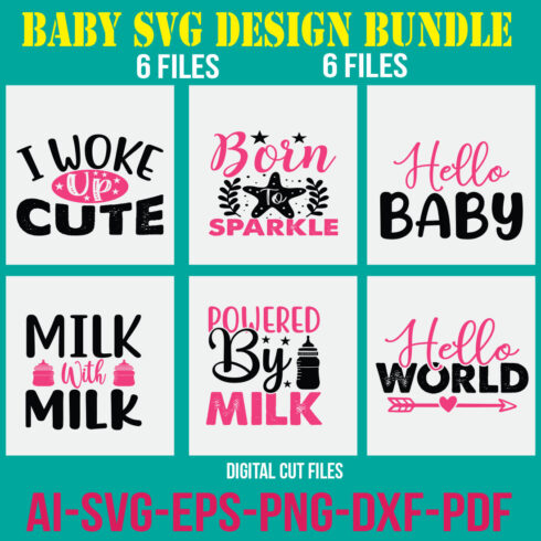 Baby SVG Design Bundle cover image.