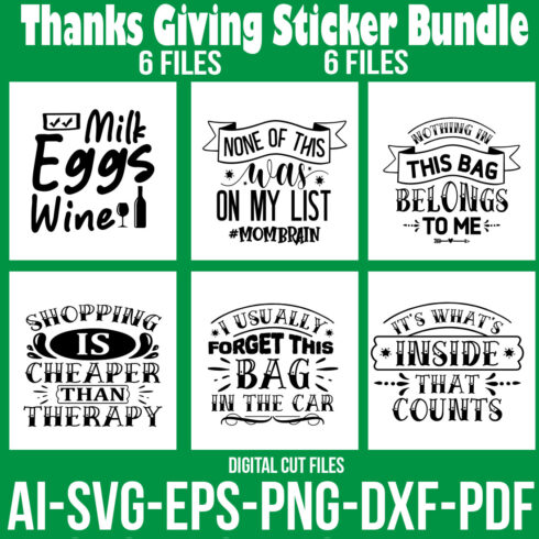 Thanksgiving Sticker Bundle cover image.