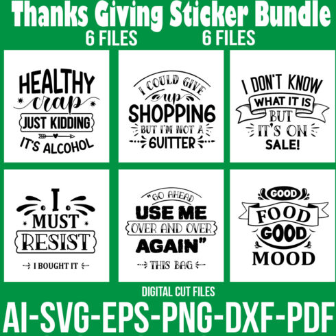 Thanksgiving Sticker Bundle cover image.