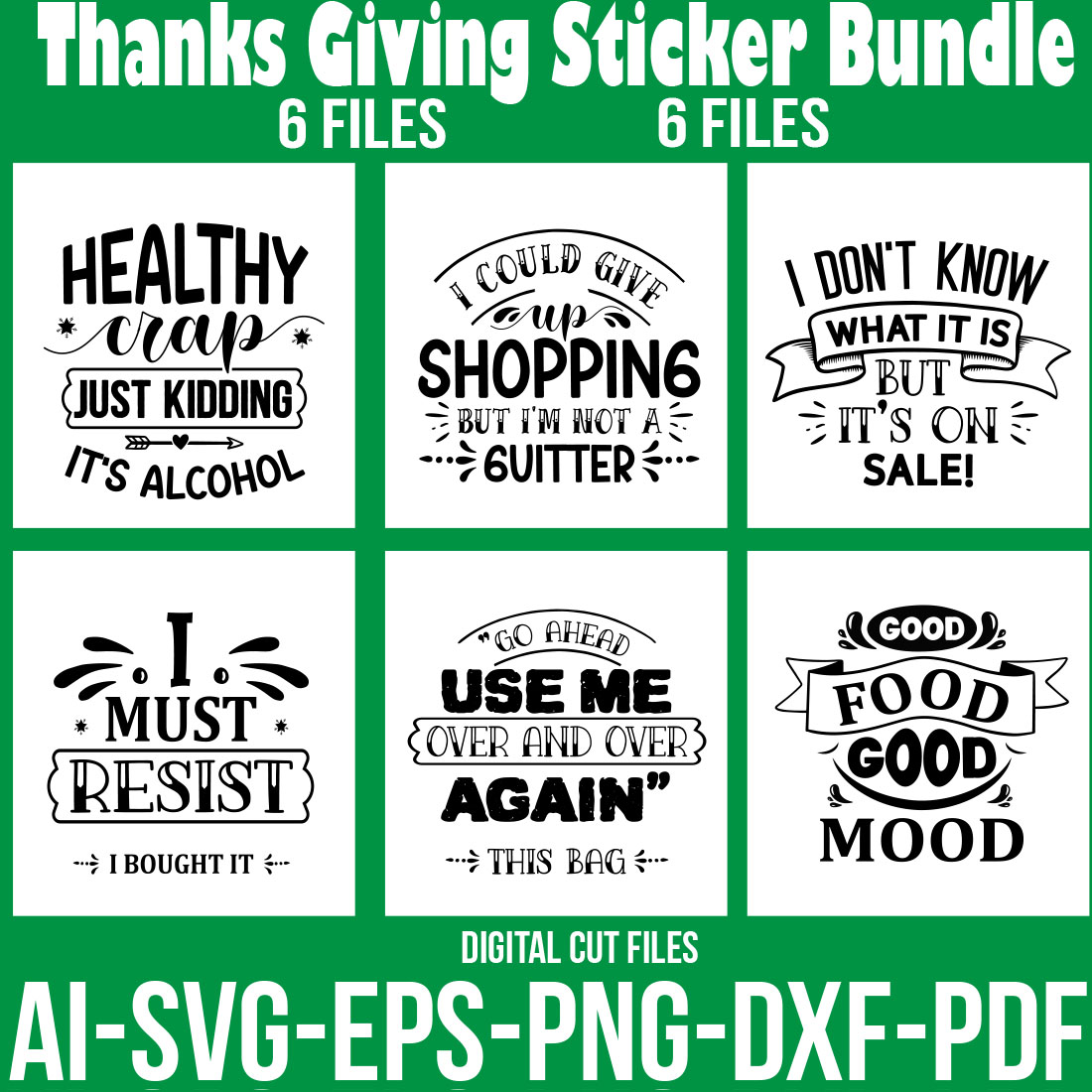 Thanksgiving Sticker Bundle cover image.