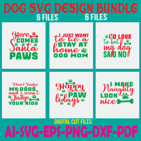 Dog SVG Design Bundle cover image.