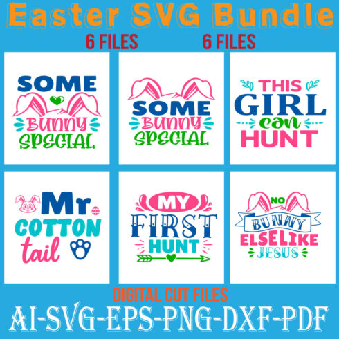 Easter SVG Bundle cover image.