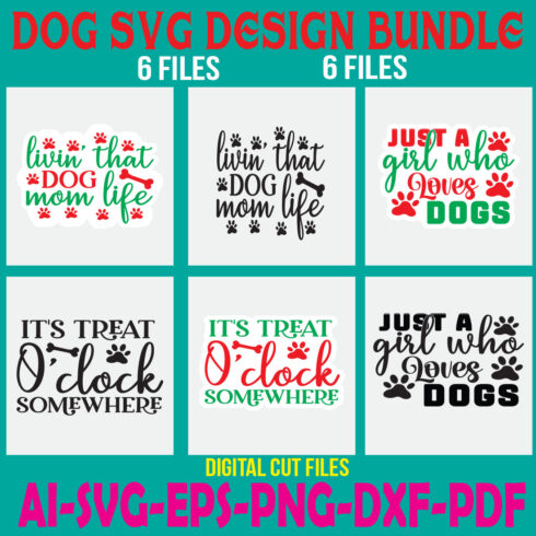 Dog SVG Design Bundle cover image.