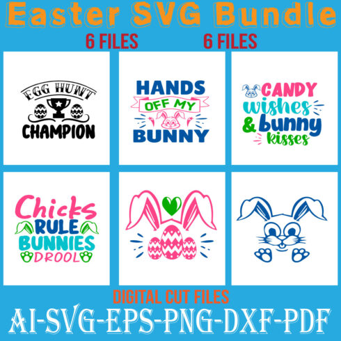 Easter SVG Bundle cover image.