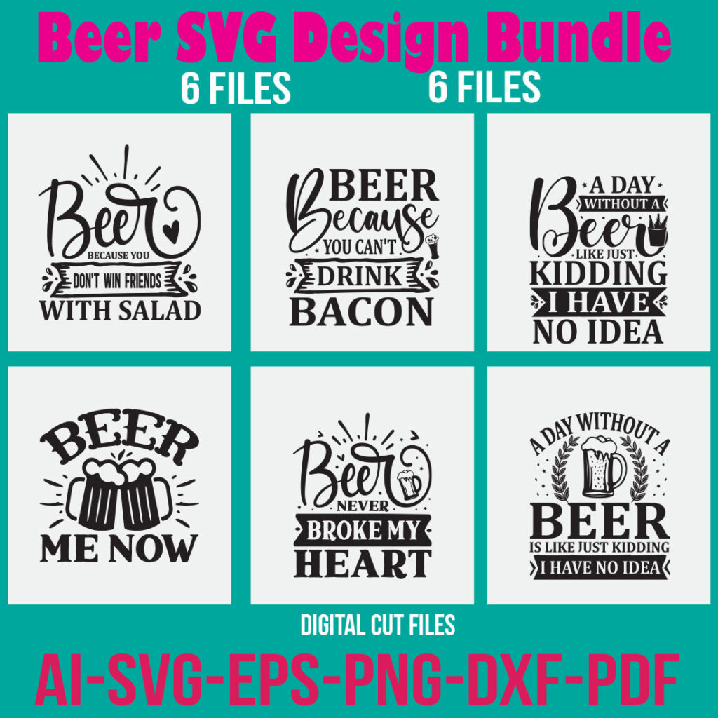 Beer SVG Design Bundle - MasterBundles