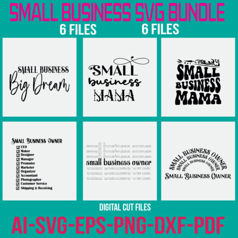 Small Business SVG Bundle cover image.