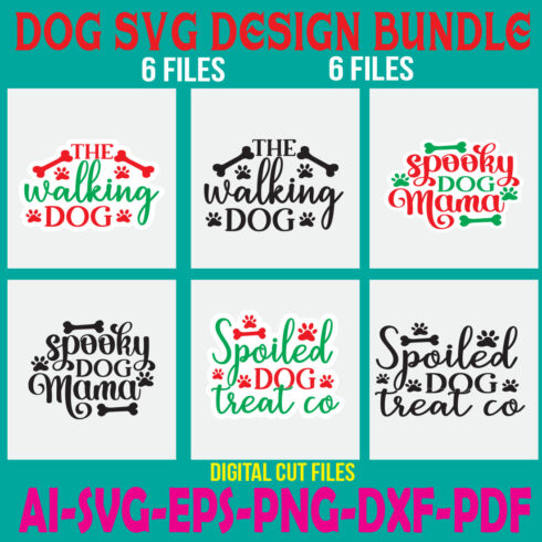 Dog SVG Design Bundle cover image.