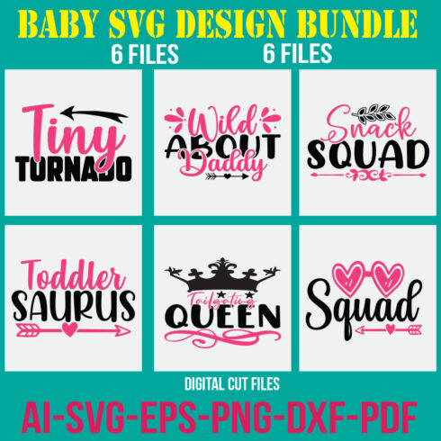 Baby SVG Design Bundle cover image.