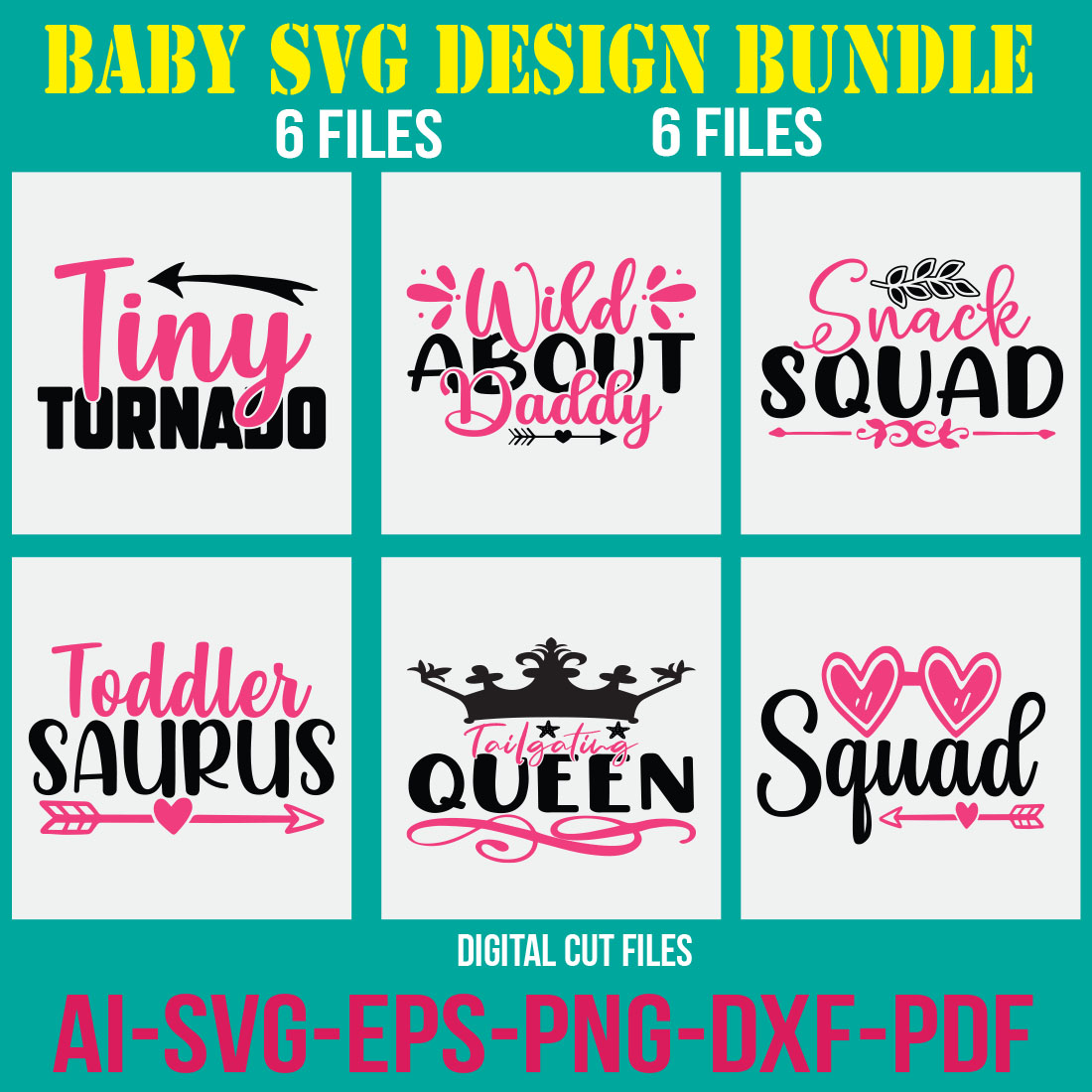 Baby SVG Design Bundle cover image.