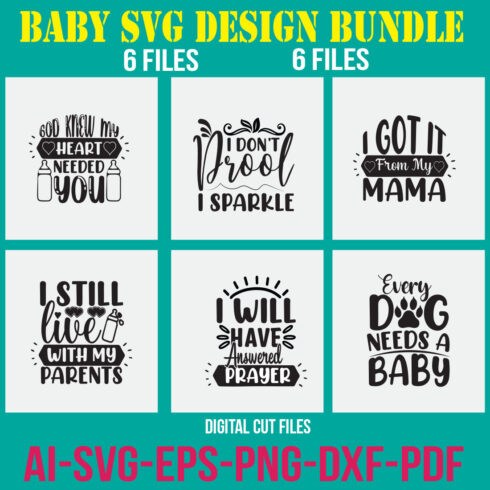 Baby SVG Design Bundle cover image.