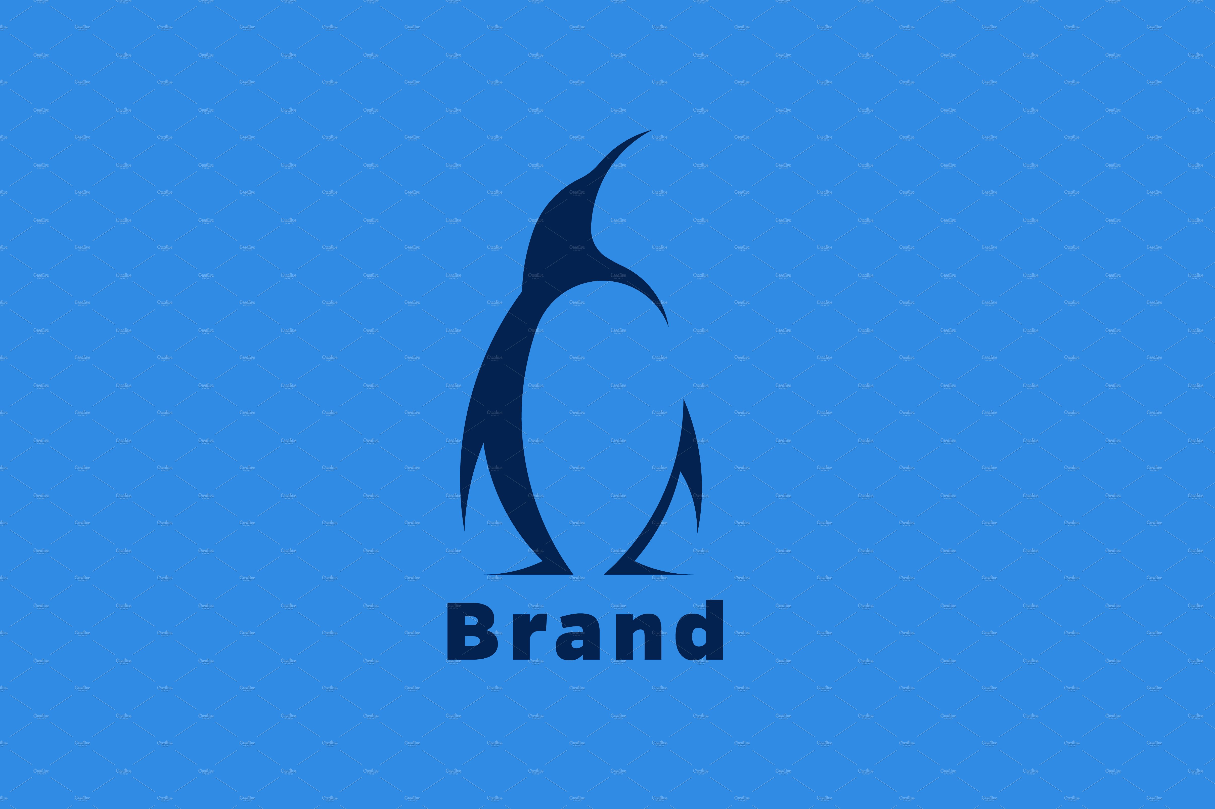 01 penguin logo blue 876