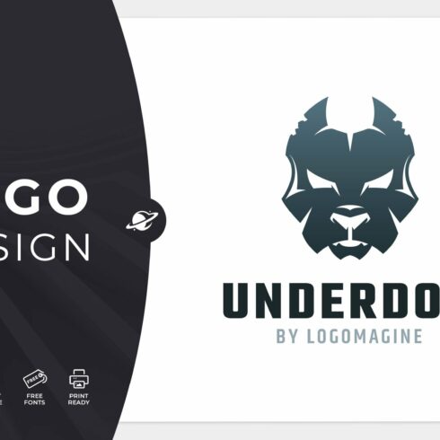 Underdog Logo Template cover image.