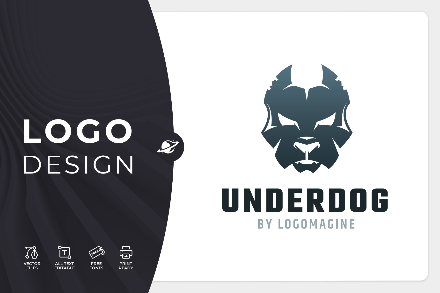 Underdog Logo Template cover image.