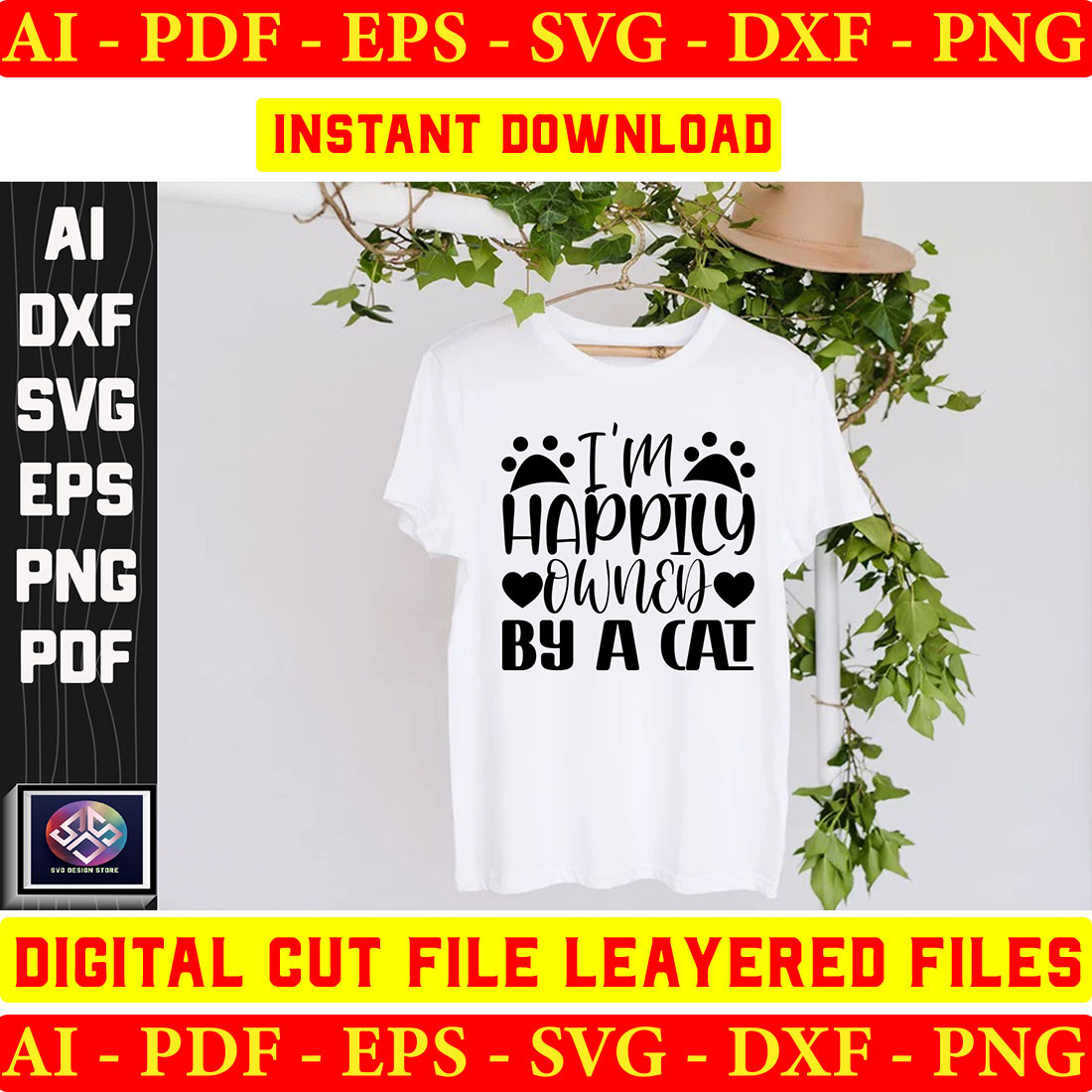 Cat SVG Bundle, Cat Quotes SVG, Mom SVG, Cat Funny Quotes, Mom Life Png, Pet Svg, Cat Lover Svg, Kitten Svg, Svg Cut Files Vol-02 preview image.