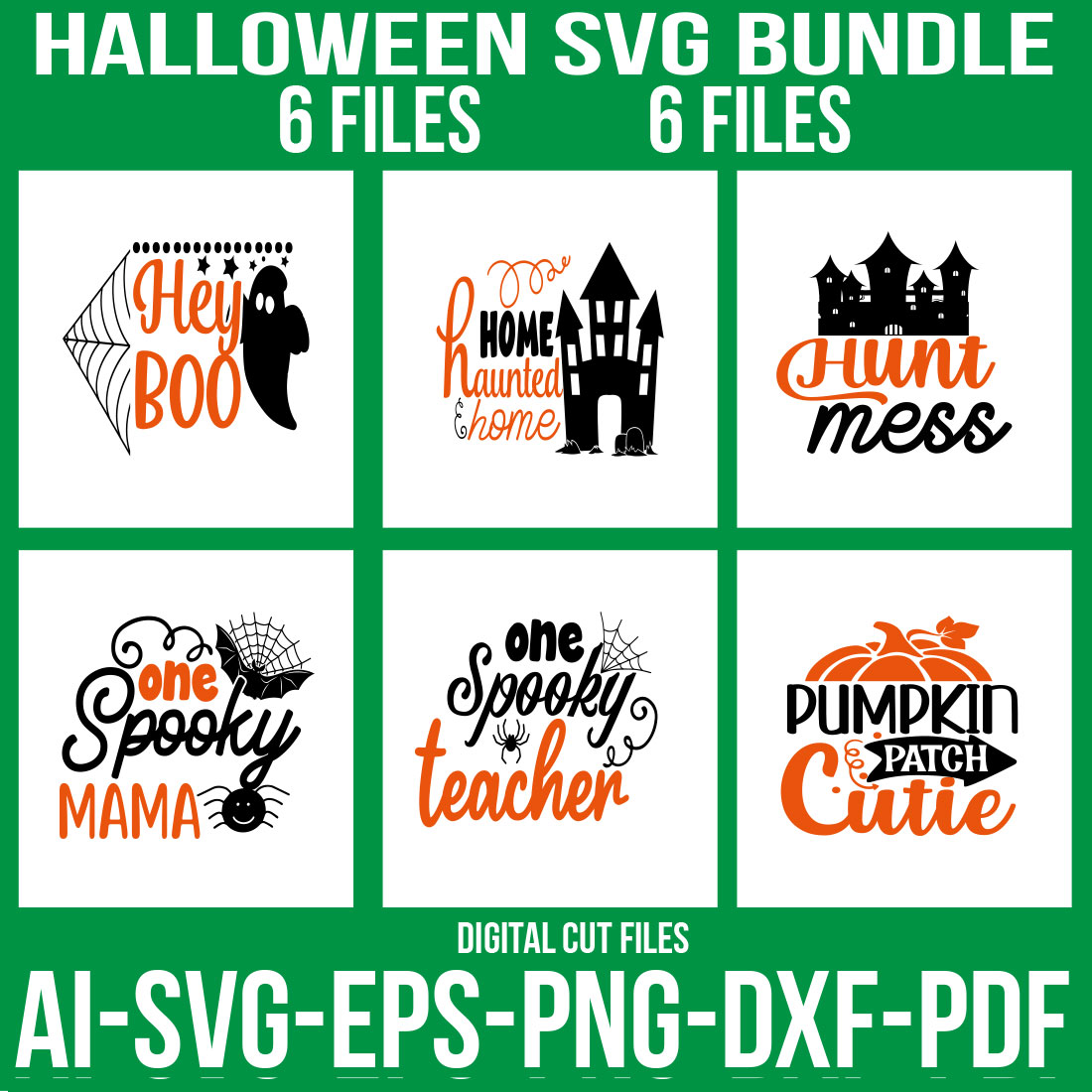 Halloween Doormat SVG Bundle cover image.