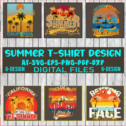 Summer T-shirt Design Vol-03 cover image.