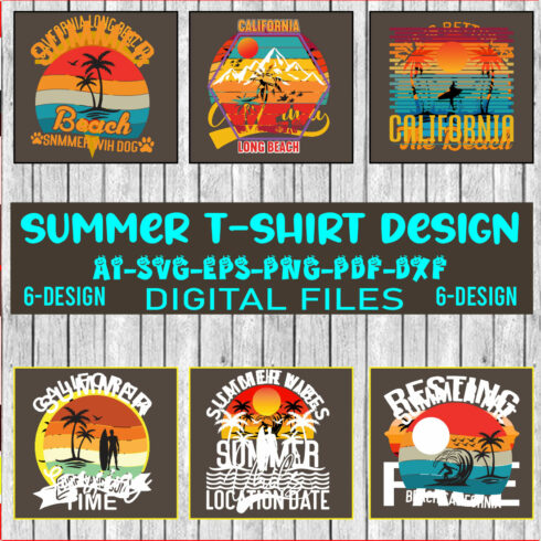 Summer T-shirt Design Vol-02 cover image.