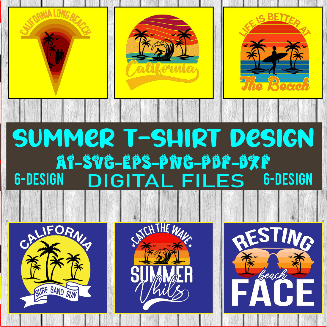 Summer T-shirt Design Vol-05 cover image.