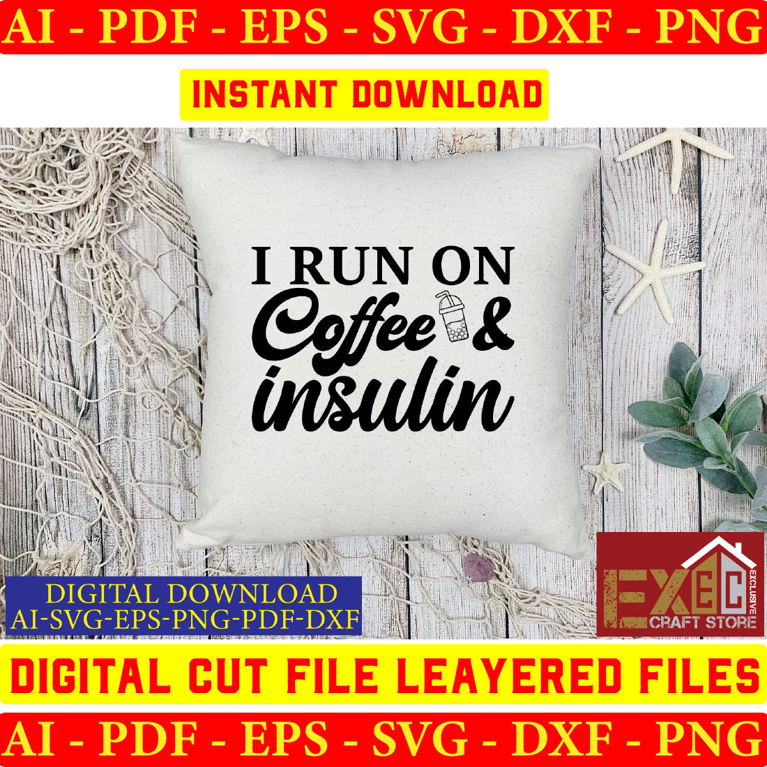 Funny diabetes svg Bundle, diabetes svg, gift for Diabetic person, awareness, motivational, insulin, pancreas, cricut cut files preview image.