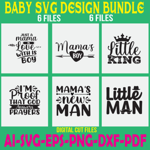 Baby SVG Design Bundle cover image.