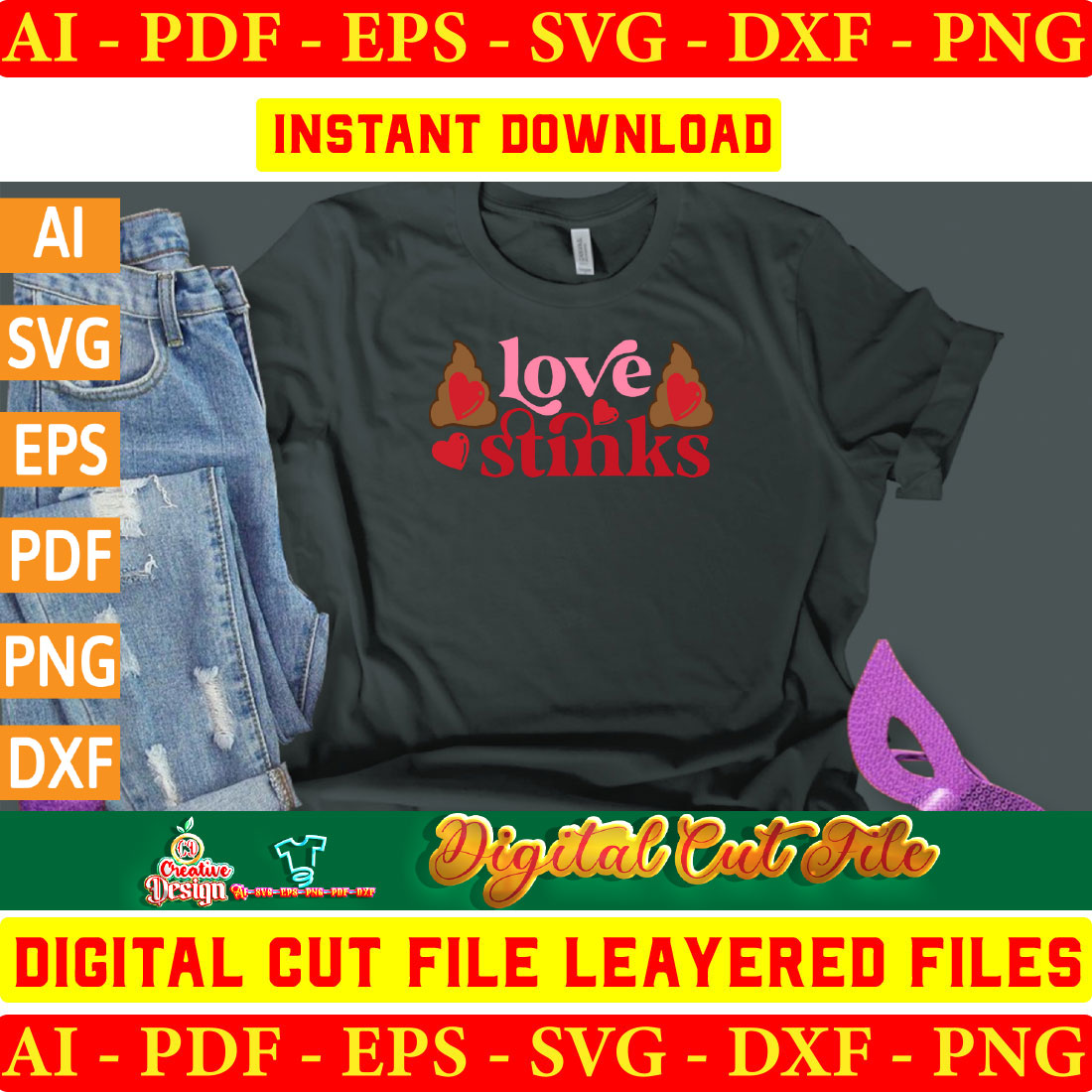 Valentine's Day Toilet Paper SVG Bundle Files for Cutting Machines Cameo or Cricut - Poop Svg, Valentine Svg, Valentine Gif Vol-01 preview image.