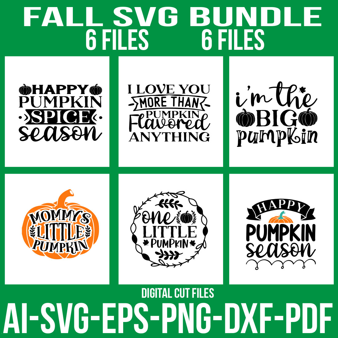 Fall Svg Bundle cover image.