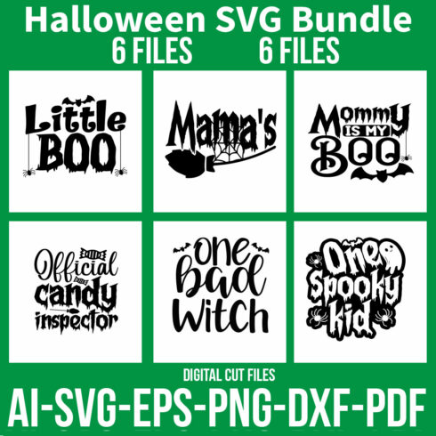 Halloween SVG Bundle cover image.