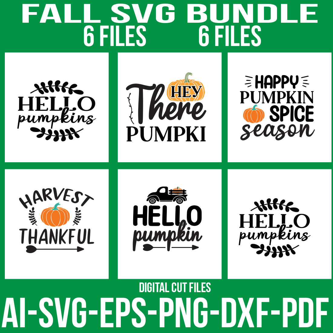 Fall SVG Bundle cover image.