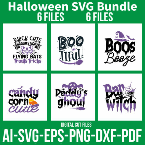 Halloween SVG Bundle cover image.