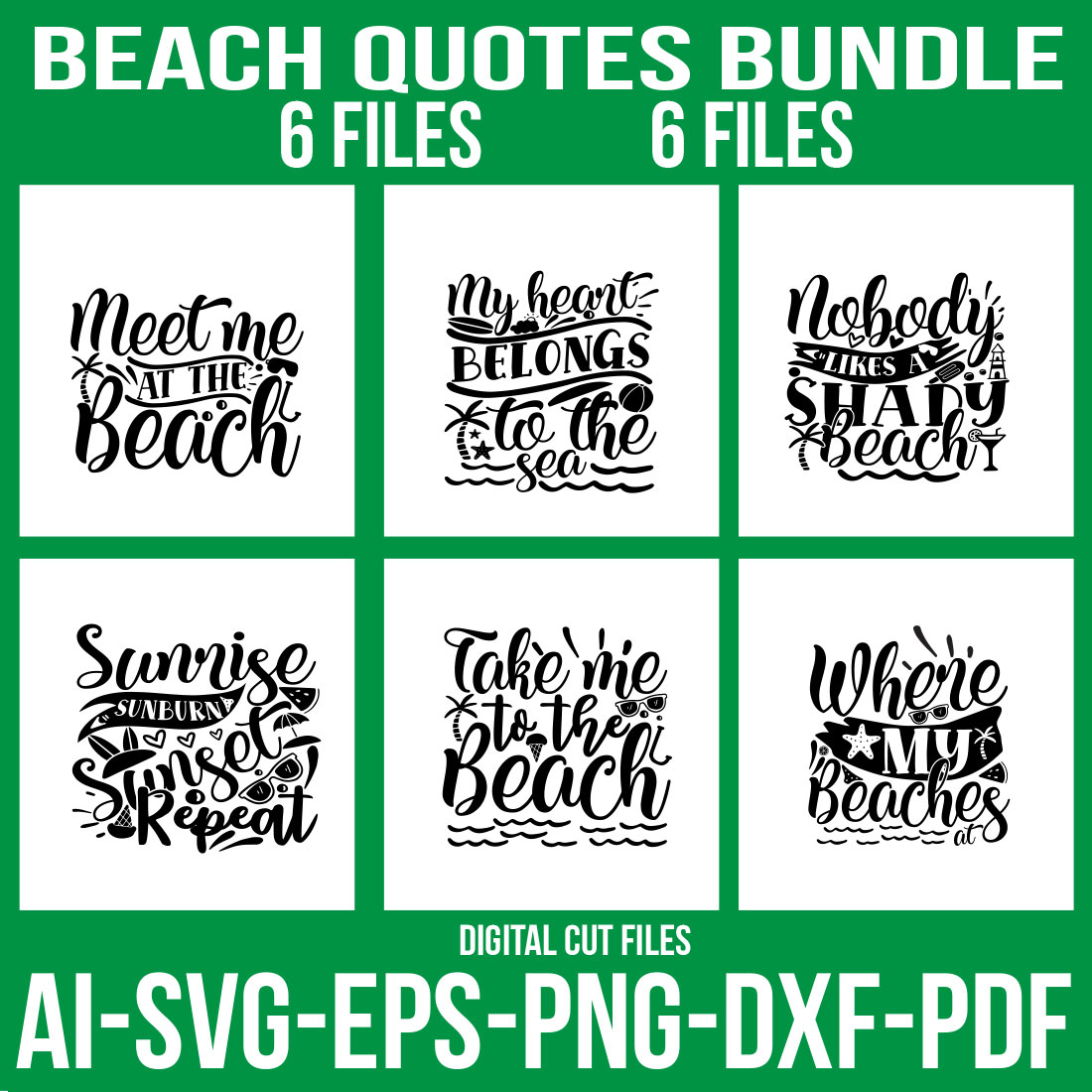 Beach Quotes Bundle cover image.