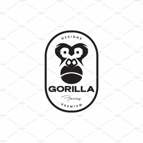 face gorilla shock badge logo cover image.