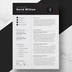 Pharmacy Student Resume Template Kit – MasterBundles