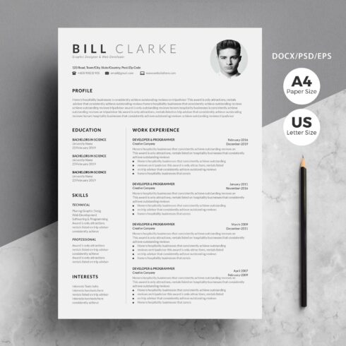 Word Resume & Cover Letter cover image.