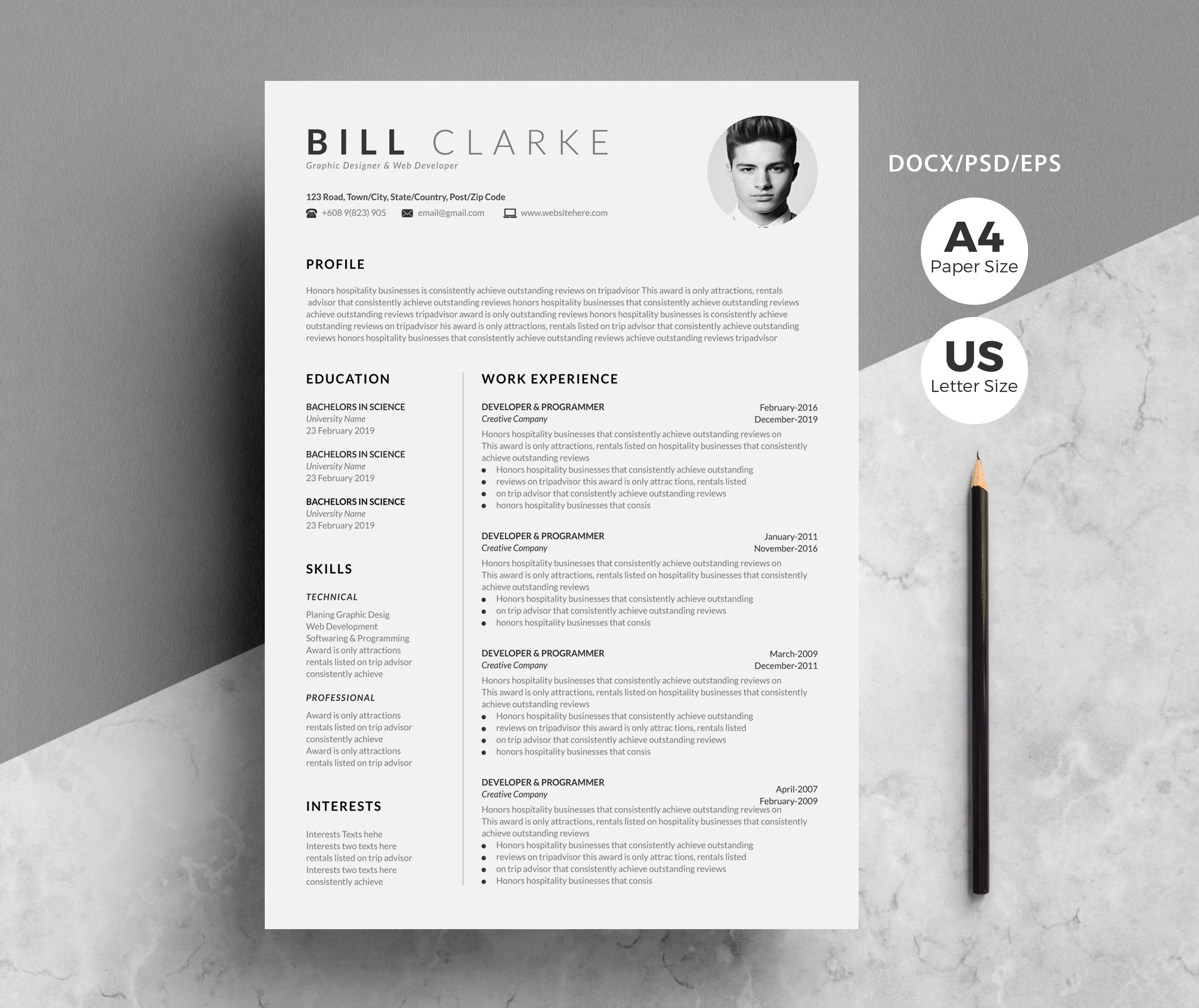 Word Resume & Cover Letter cover image.