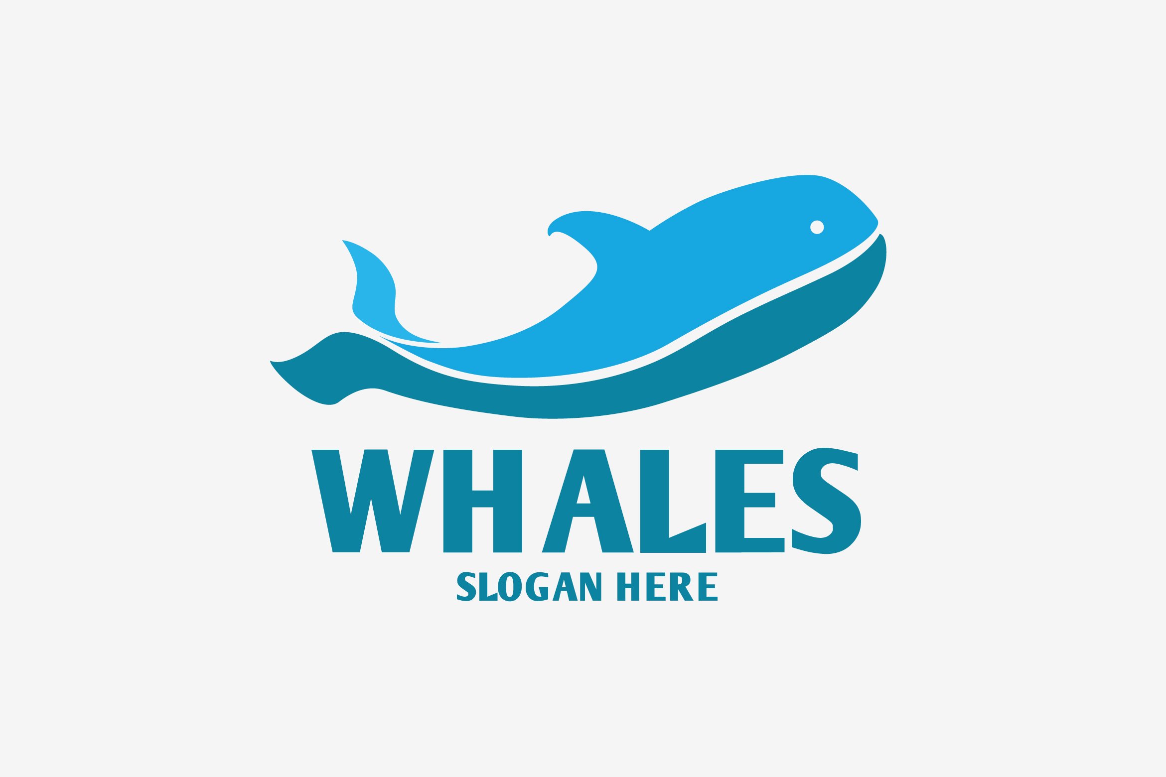 Whales Logo preview image.