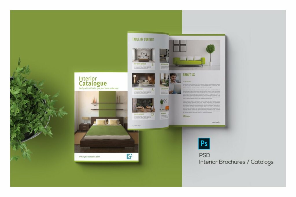 PSD - Interior Brochures / Catalogs – MasterBundles