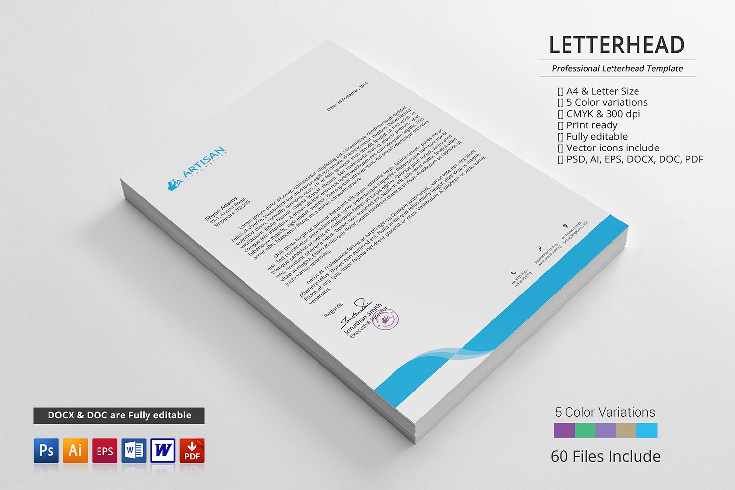 Letterhead cover image.